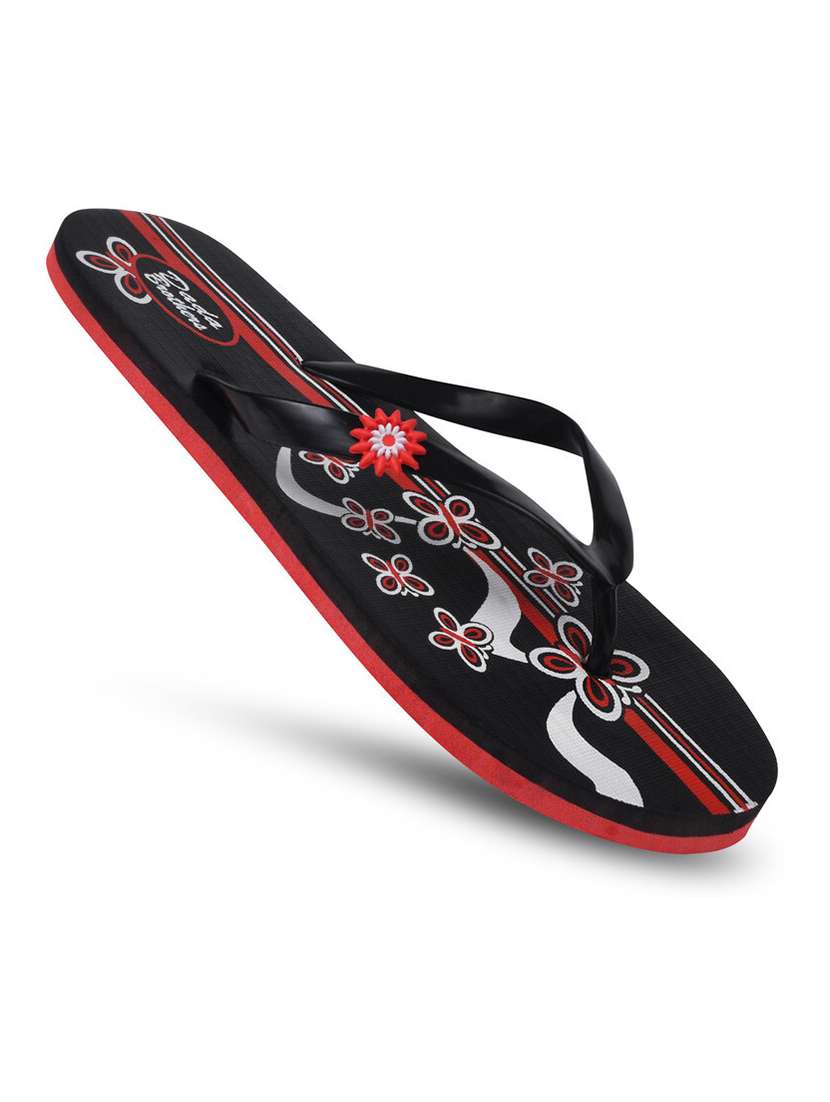 women printed slippers flip flop - 21099718 -  Standard Image - 1