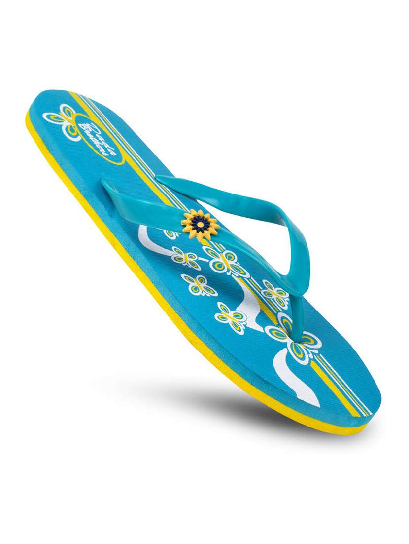 women printed slippers flip flop - 21099719 -  Standard Image - 1
