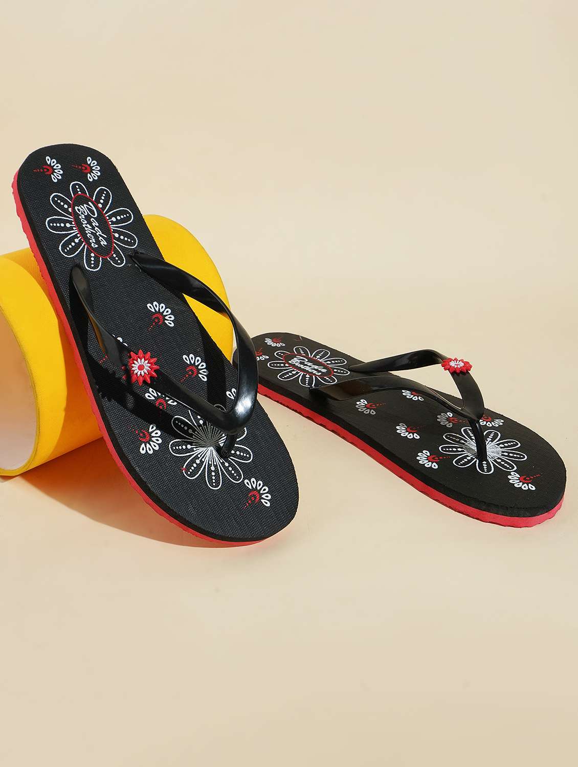 women printed slippers flip flop combo - 21099723 -  Standard Image - 1