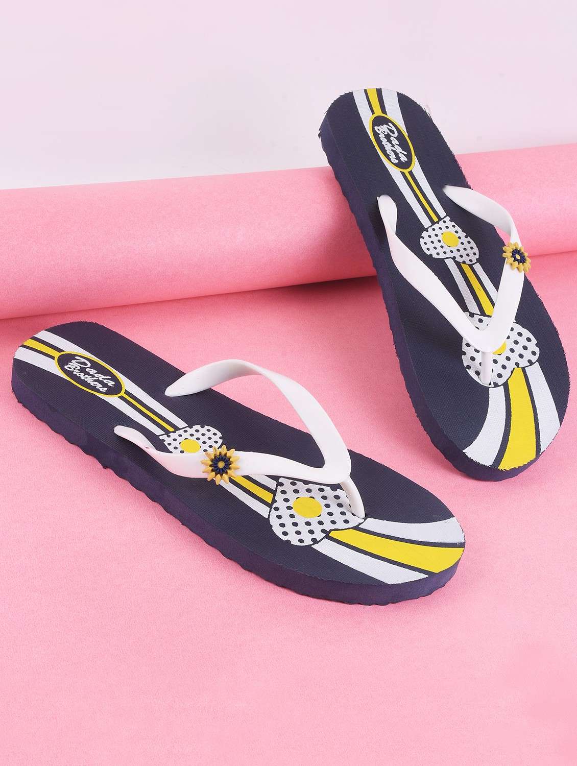 women printed slippers flip flop combo - 21099726 -  Standard Image - 1