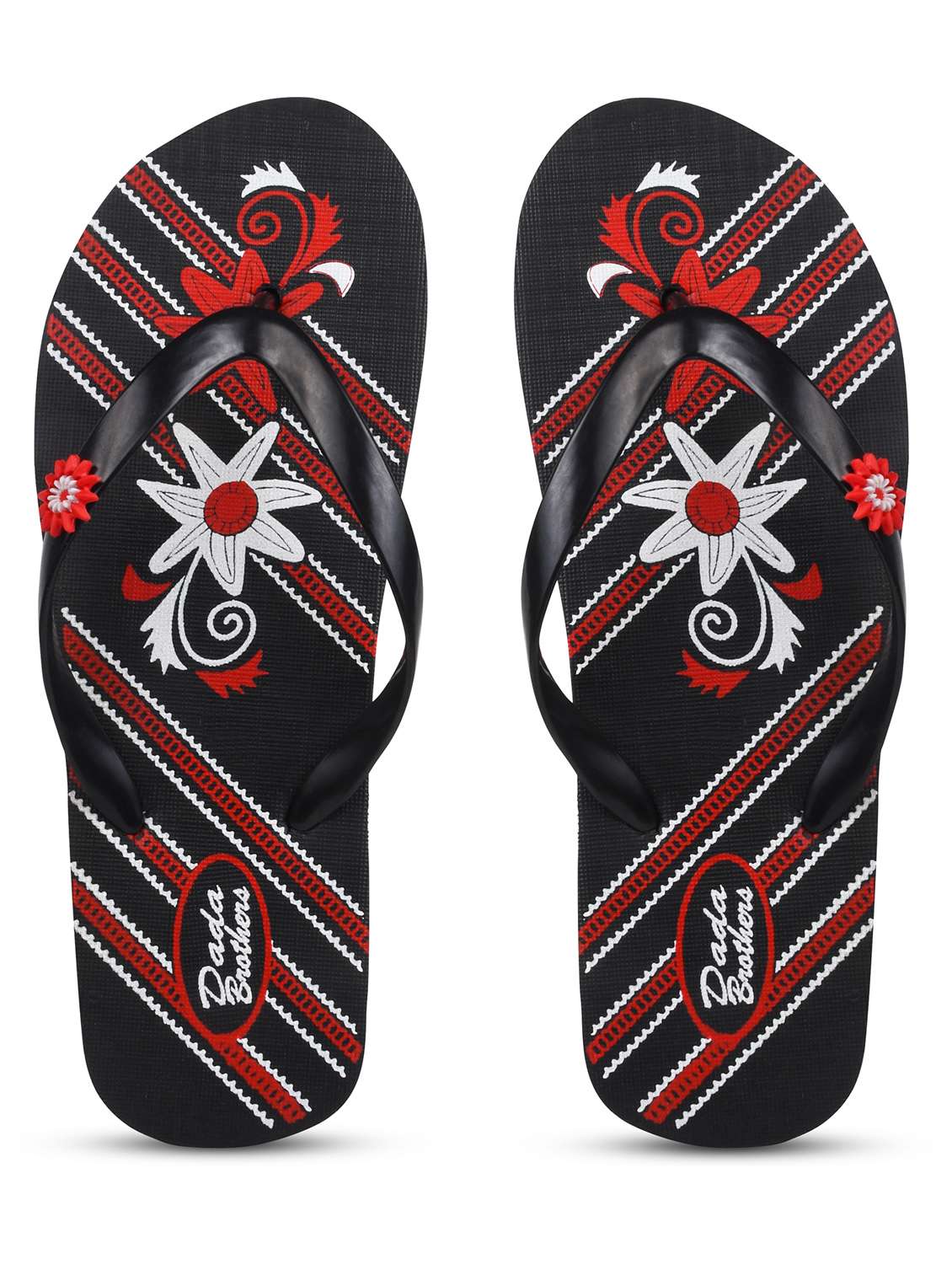 multi colored rubber slippers flip flops - 21099751 -  Standard Image - 4