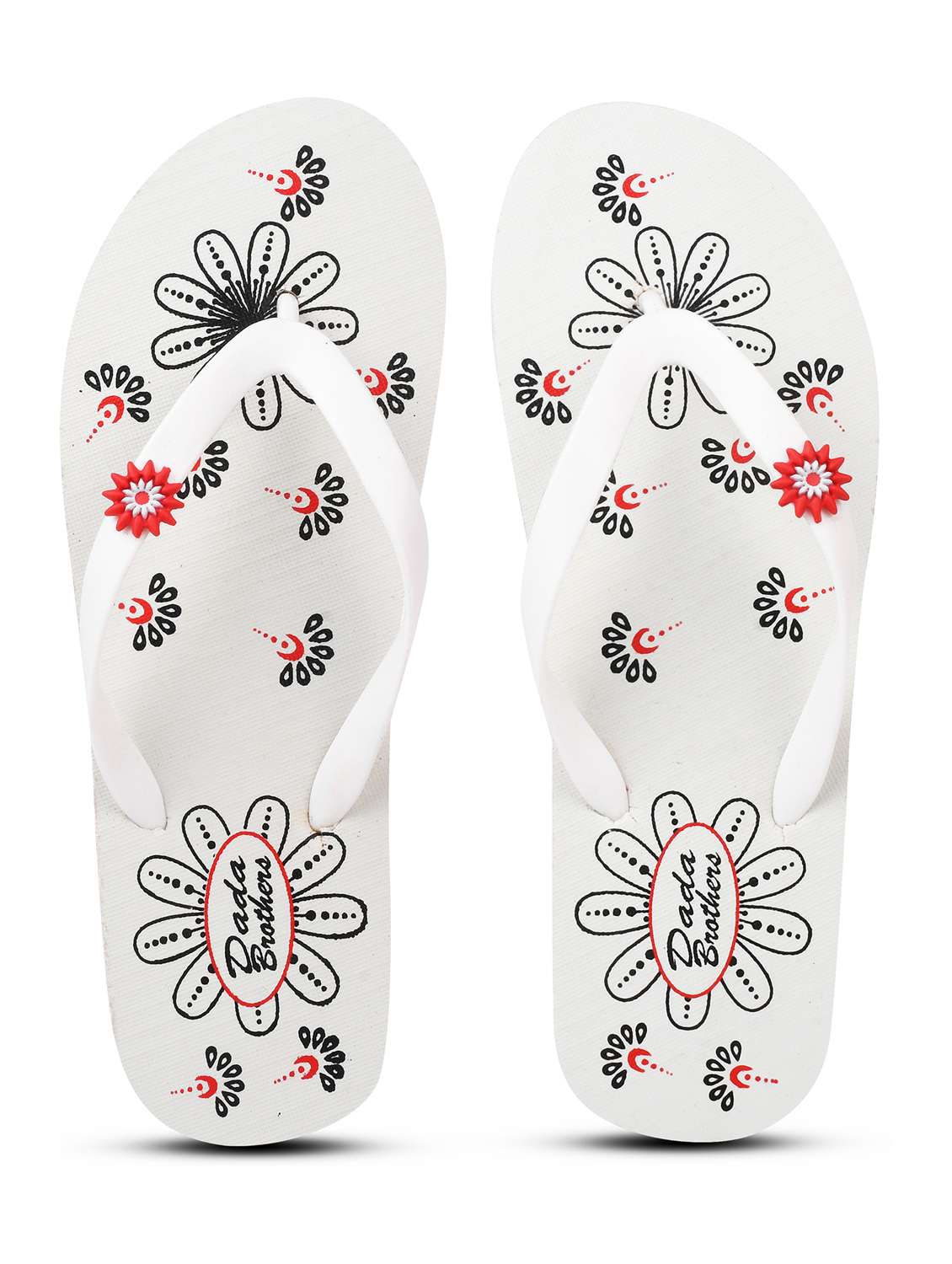 multi colored rubber slippers flip flops - 21099753 -  Standard Image - 4