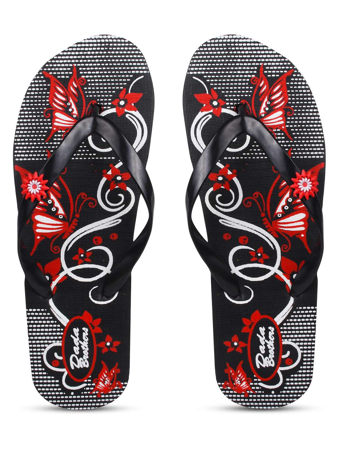 multi colored rubber slippers flip flops - 21099755 -  Standard Image - 4