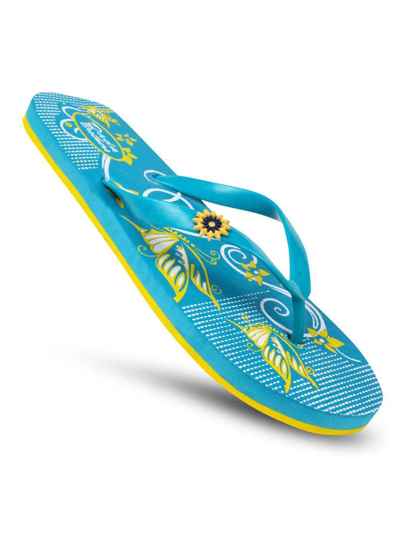 women printed slippers flip flop - 21099781 -  Standard Image - 1