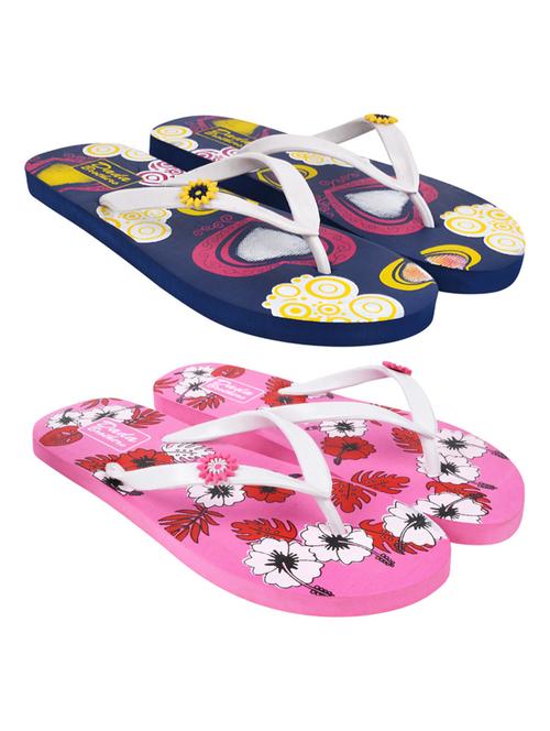 multi colored rubber slippers flip flops - 21099850 - Standard Image - 0