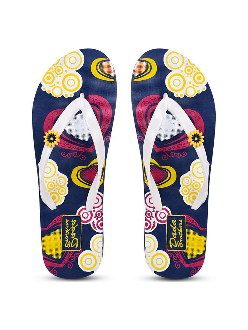 multi colored rubber slippers flip flops - 21099850 - Standard Image - 1