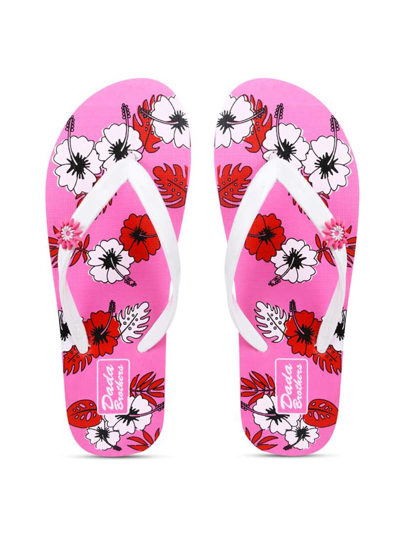 multi colored rubber slippers flip flops - 21099861 -  Standard Image - 1