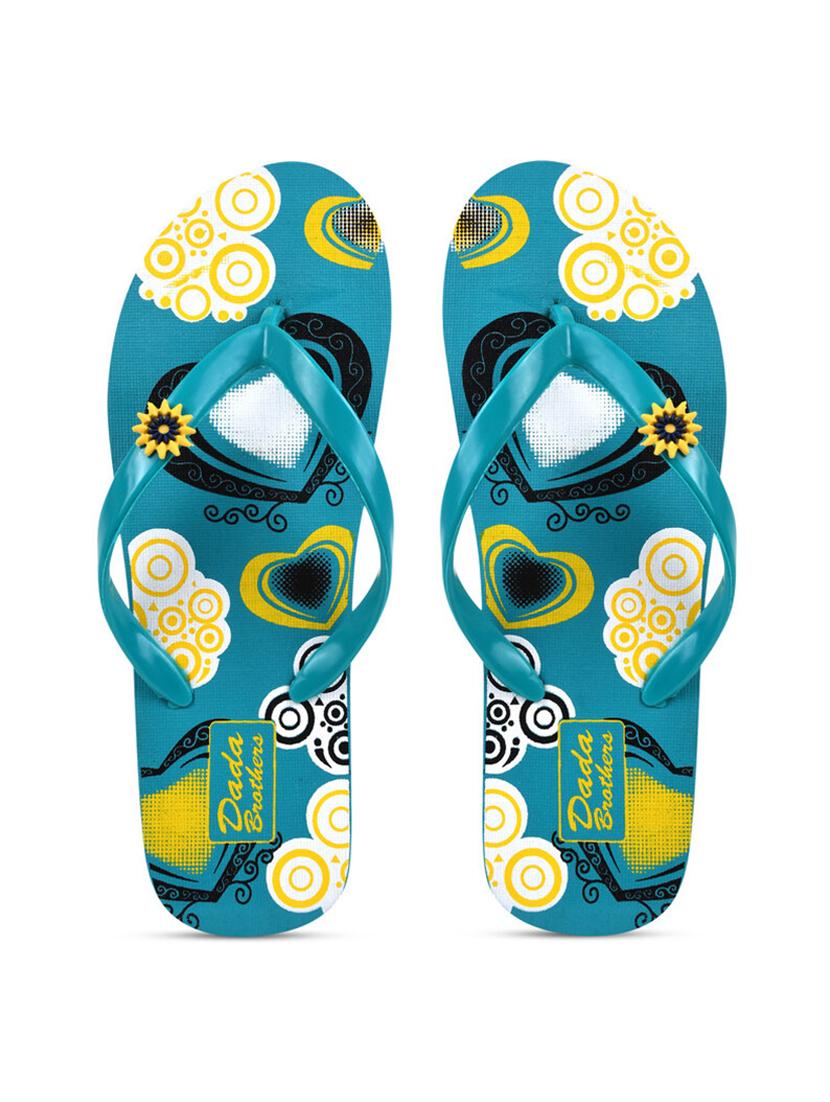 multi colored rubber slippers flip flops - 21099869 - Standard Image - 1