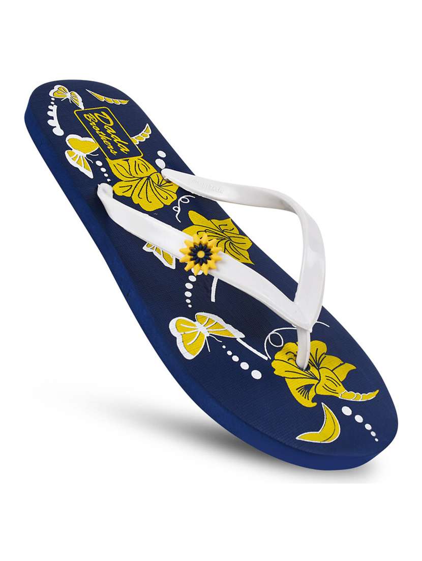multi colored rubber slippers flip flops - 21099917 -  Standard Image - 1