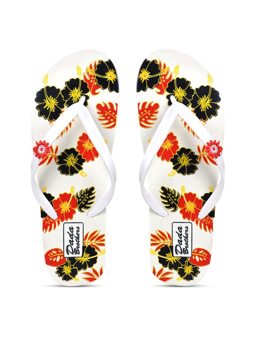 multicolored printed set of 2 slippers flip flop - 21099961 -  Standard Image - 1