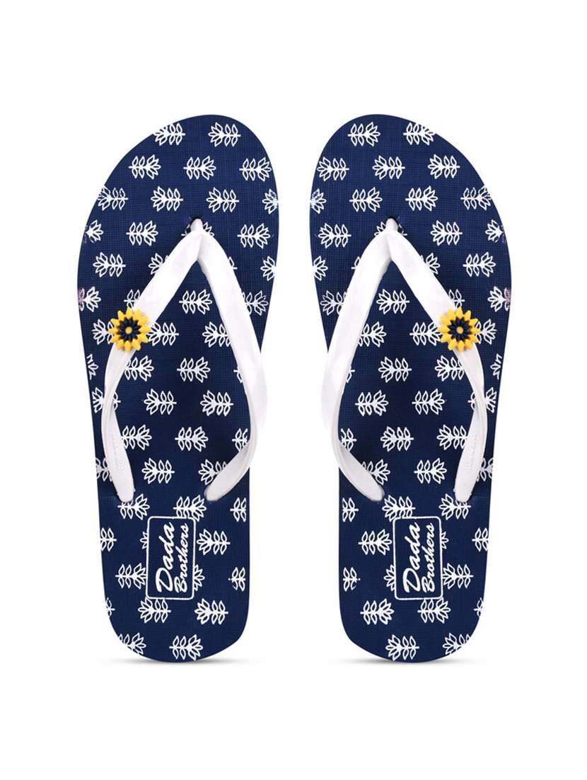 blue rubber slippers flip flops - 21100013 -  Standard Image - 1