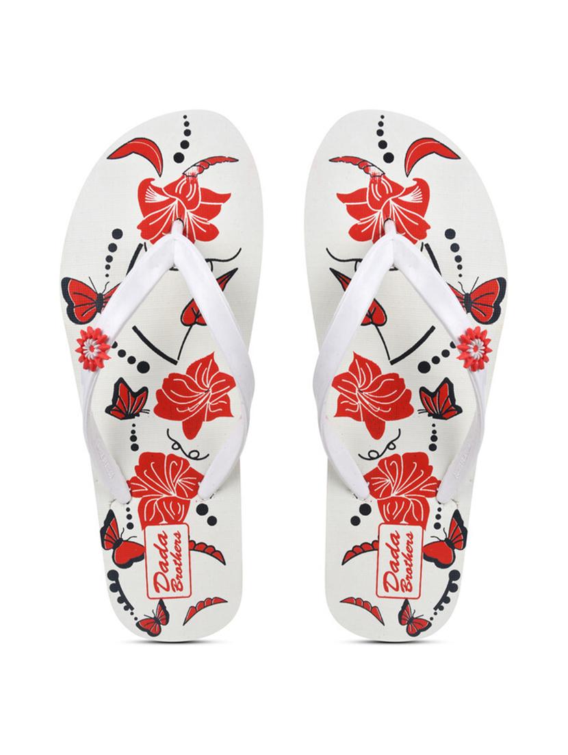 multicolored printed set of 2 slippers flip flop - 21100029 -  Standard Image - 1