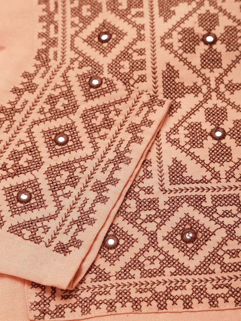 women three quarter sleeves staright kurta - 21100462 -  Standard Image - 4