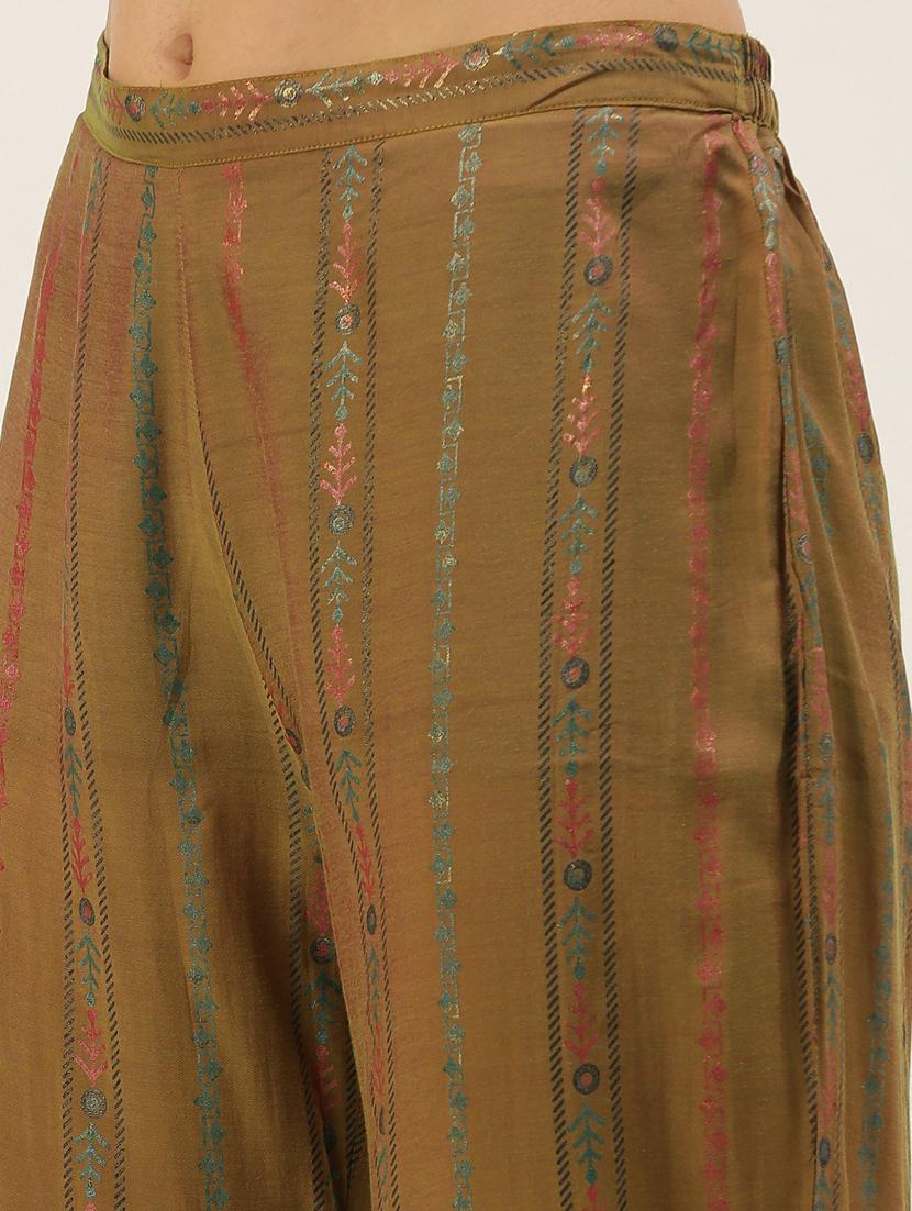 women kurta pant set with dupatta - 21100728 - Standard Image - 4