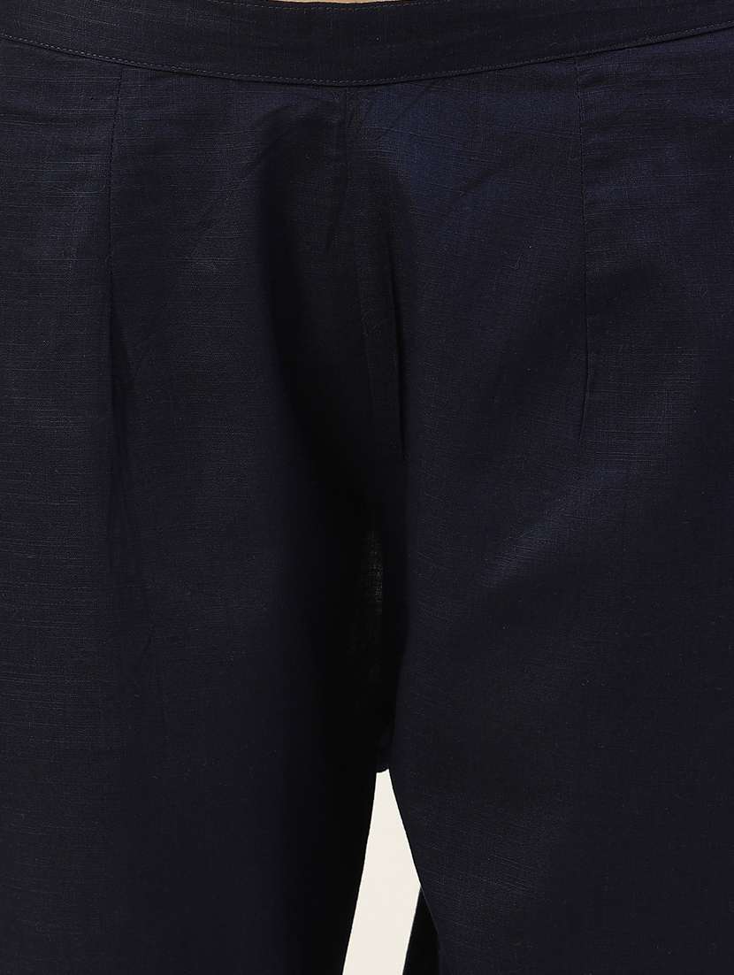 women blue kurta pant set with dupatta - 21100751 -  Standard Image - 4