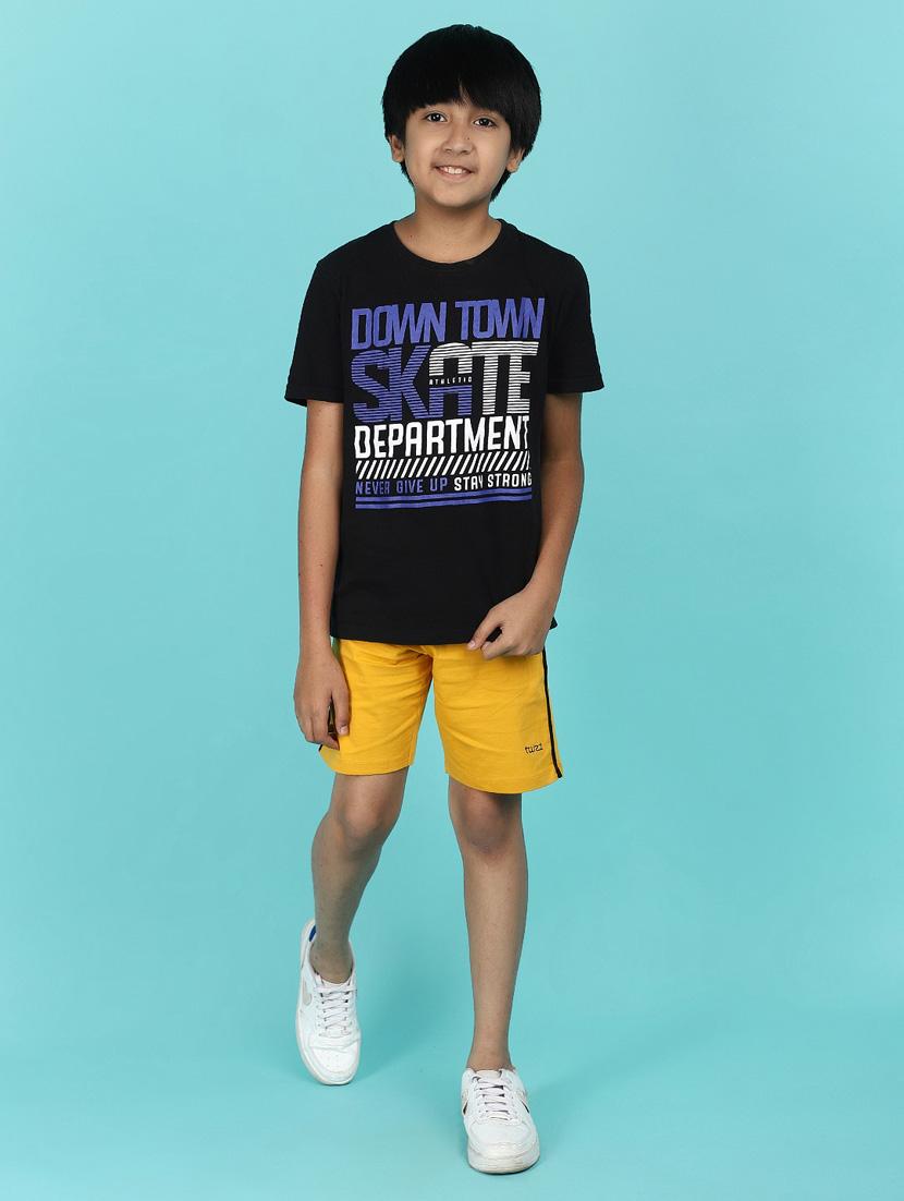 boy mid rise tapered shorts - 21101936 - Standard Image - 4