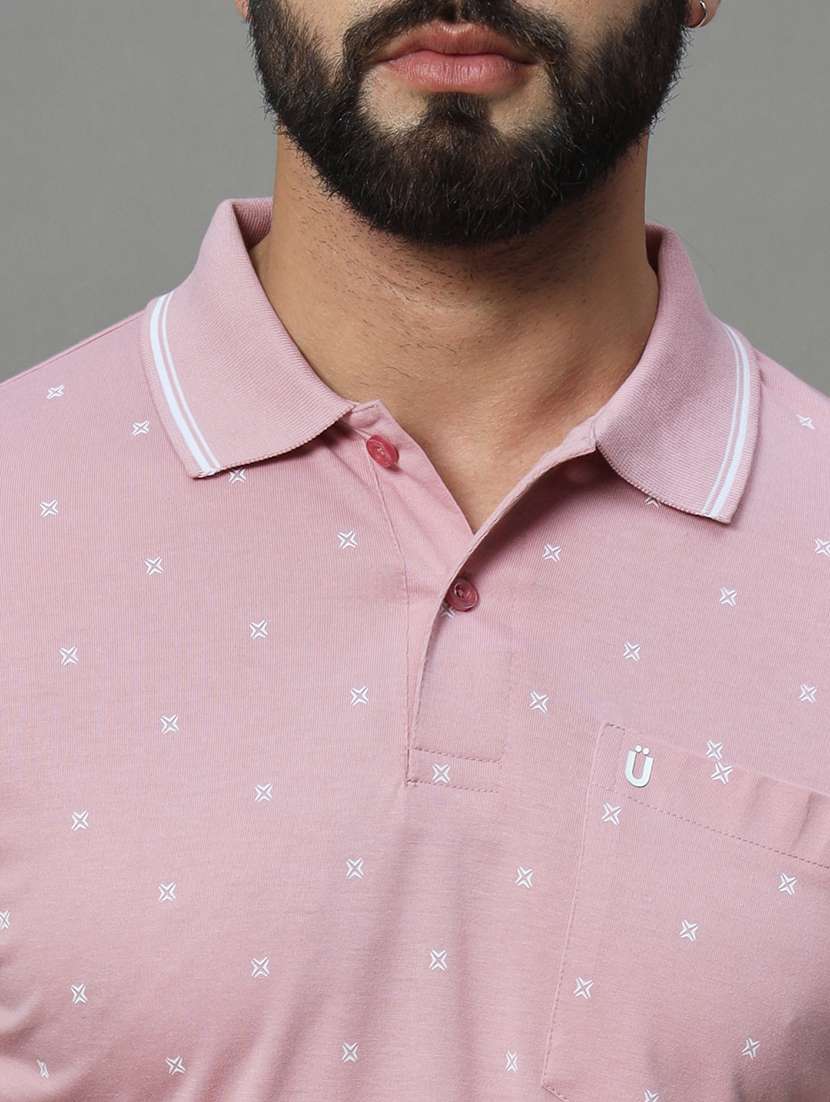 men all over printed polo t-shirt - 21102236 - Standard Image - 4