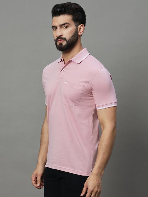 men solid polo t-shirt - 21102242 - Standard Image - 0