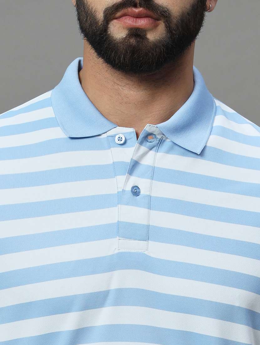men striped polo t-shirt - 21102247 - Standard Image - 4