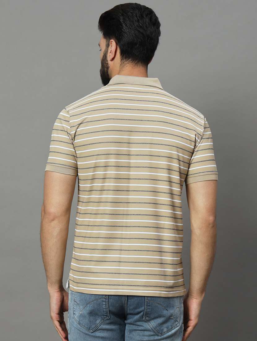 men striped polo t-shirt - 21102261 - Standard Image - 1