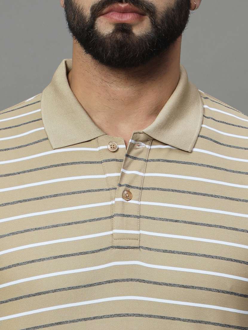 men striped polo t-shirt - 21102261 - Standard Image - 4