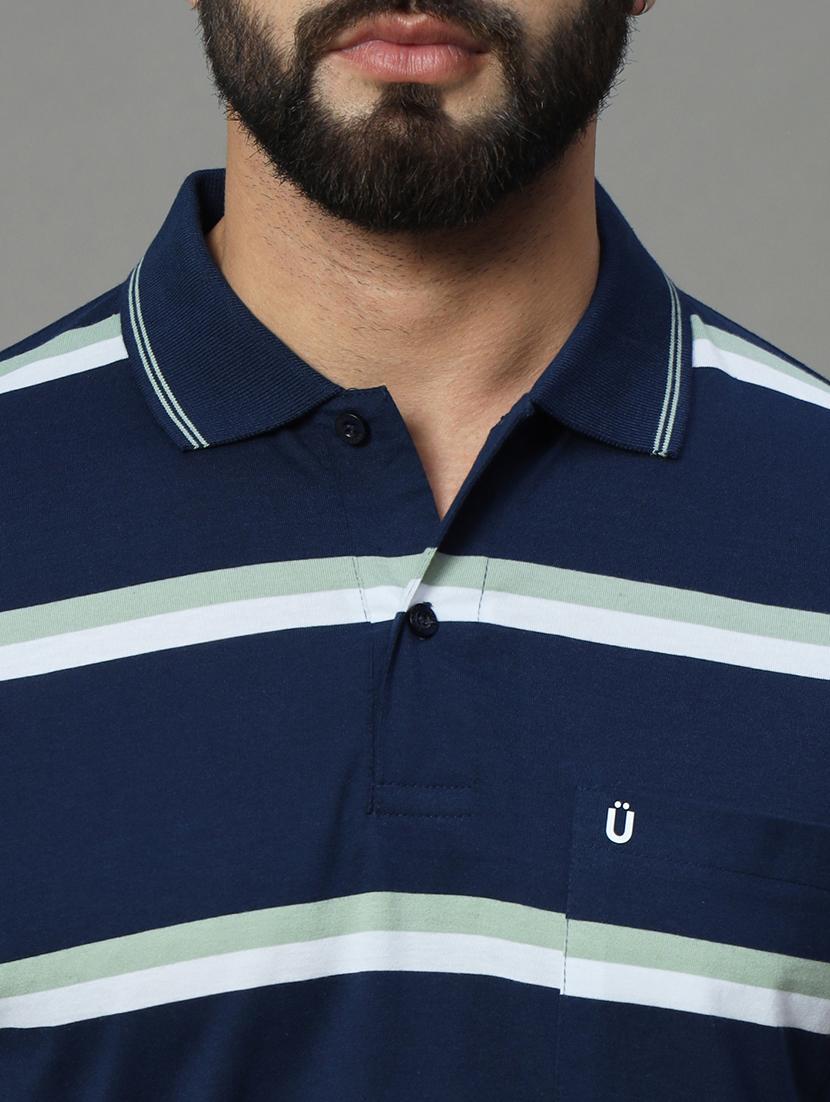 men striped polo t-shirt - 21102263 - Standard Image - 4