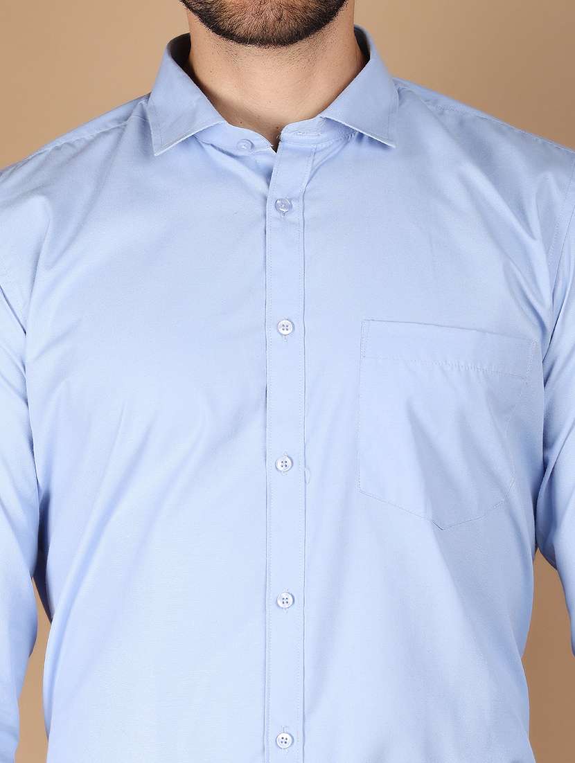 men long sleeved cotton formal shirt - 21102686 -  Standard Image - 4