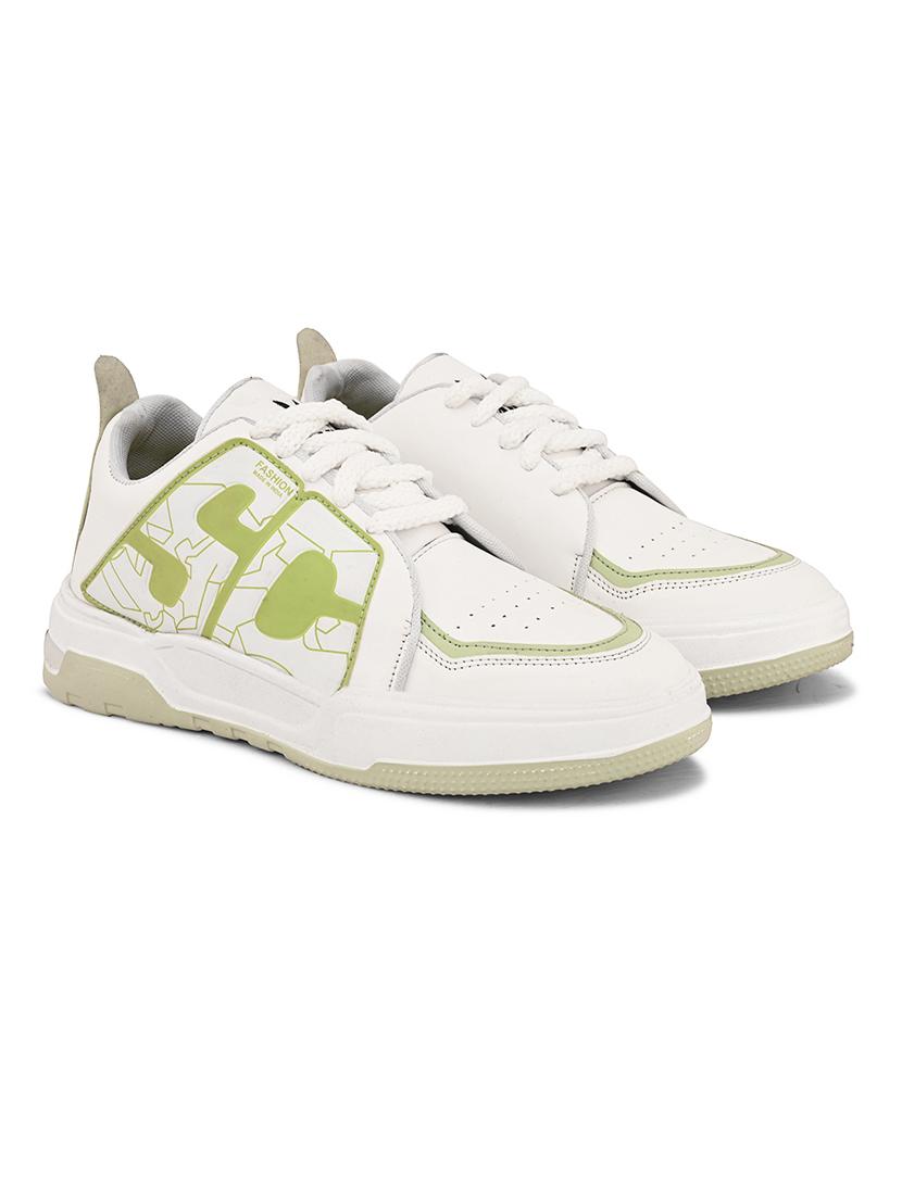 men white lace up sneaker - 21104034 -  Standard Image - 1