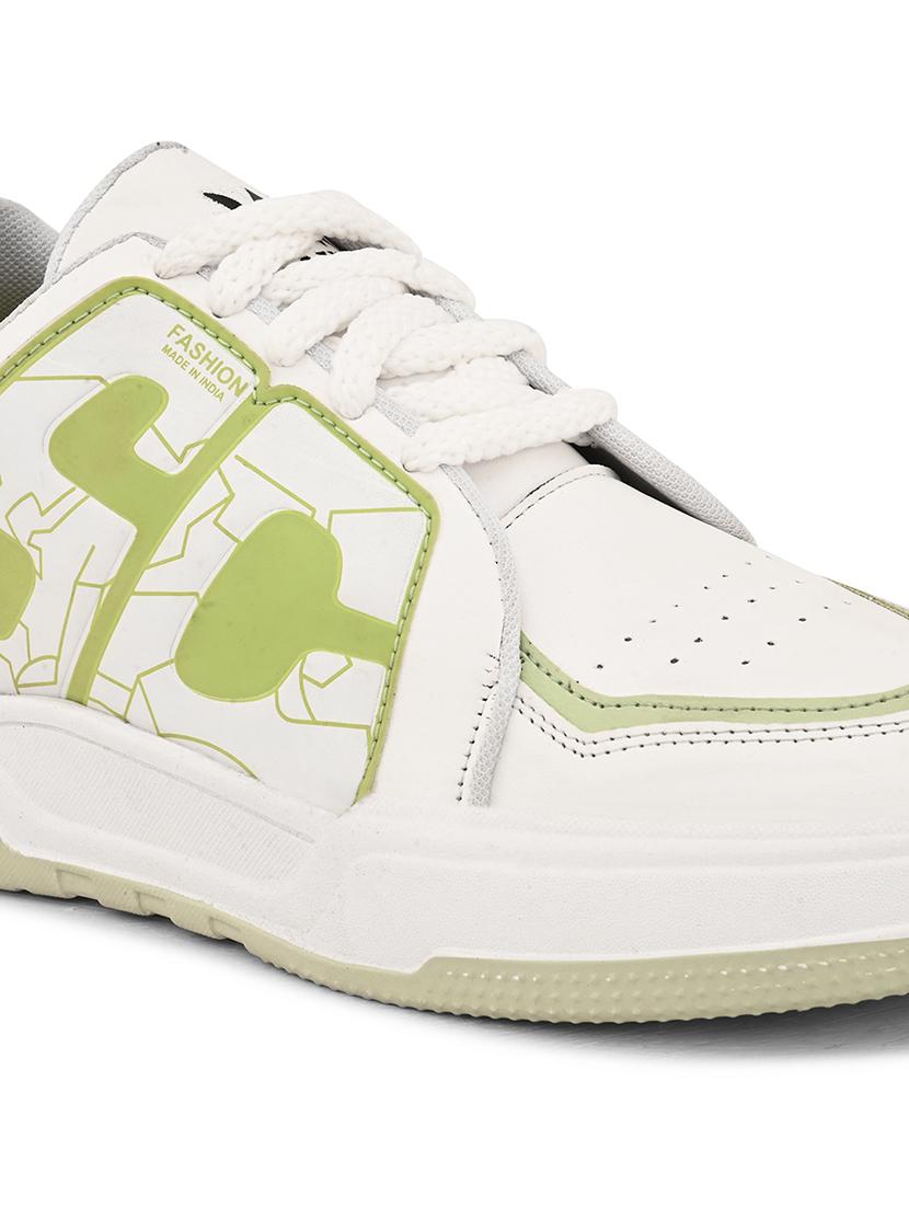 men white lace up sneaker - 21104034 - Standard Image - 4