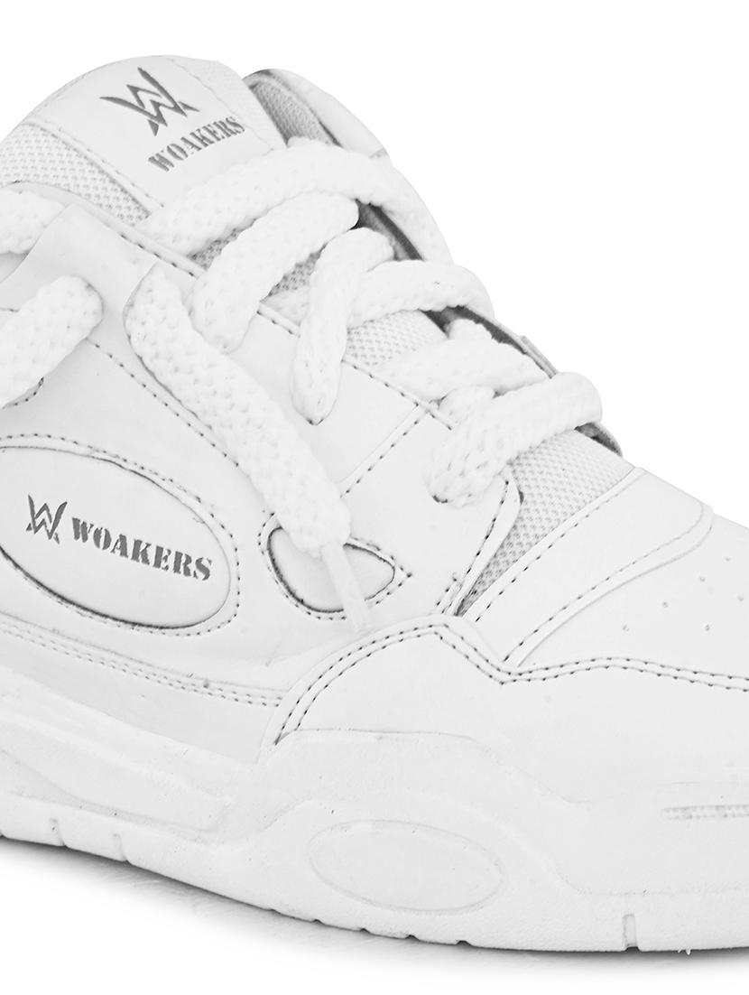 men solid lace up sneaker - 21104043 - Standard Image - 4