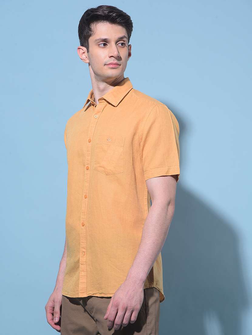 Men Collared Short Sleeve Casual Shirt - 21108980 -  Standard Image - 1