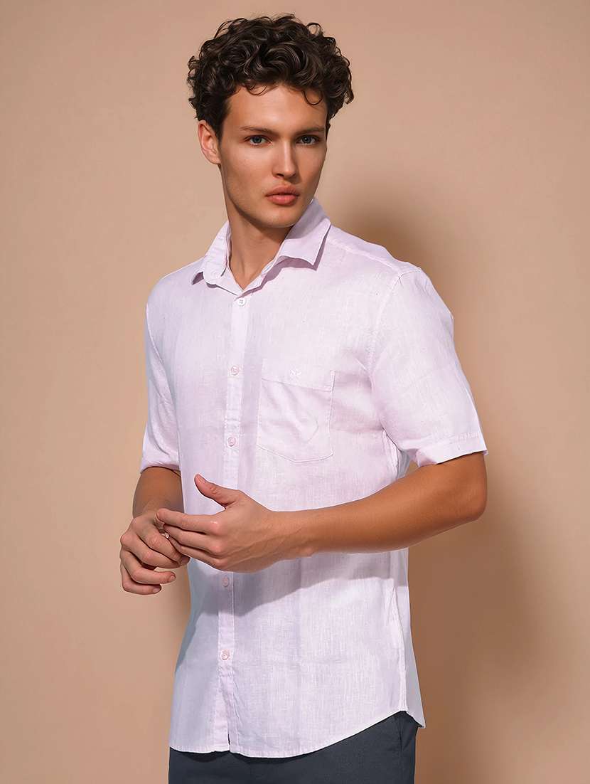crimsoune club men's rosewater linen shirt - 21109012 - Standard Image - 1