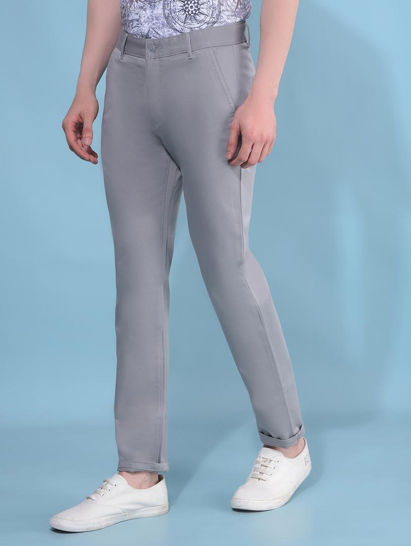 men mid rise chinos casual trouser - 21109525 -  Standard Image - 1
