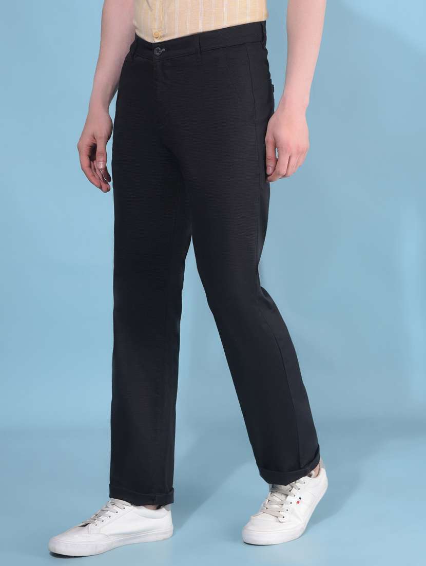men mid rise chinos casual trouser - 21109529 -  Standard Image - 1