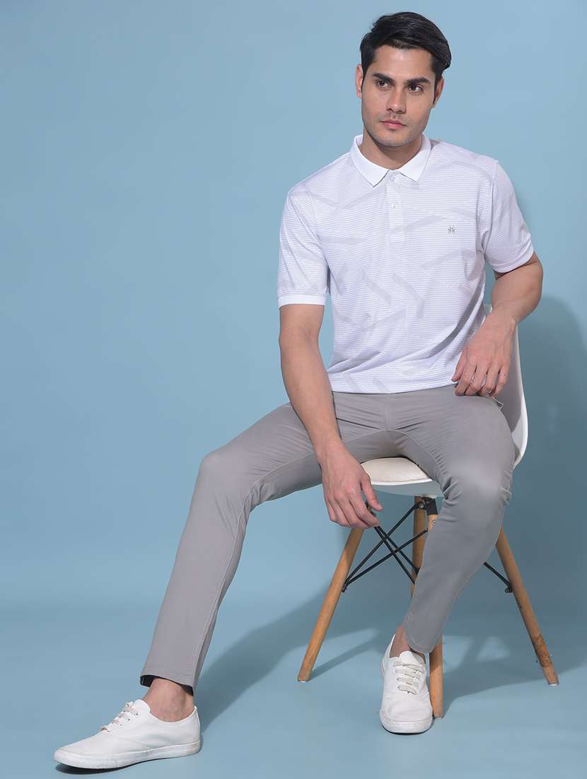 men polo neck printed t-shirt - 21109765 -  Standard Image - 4