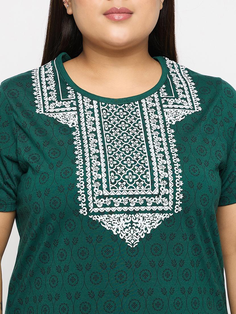 women printed short sleeve nightwear t-shirt - 21113278 - Standard Image - 4
