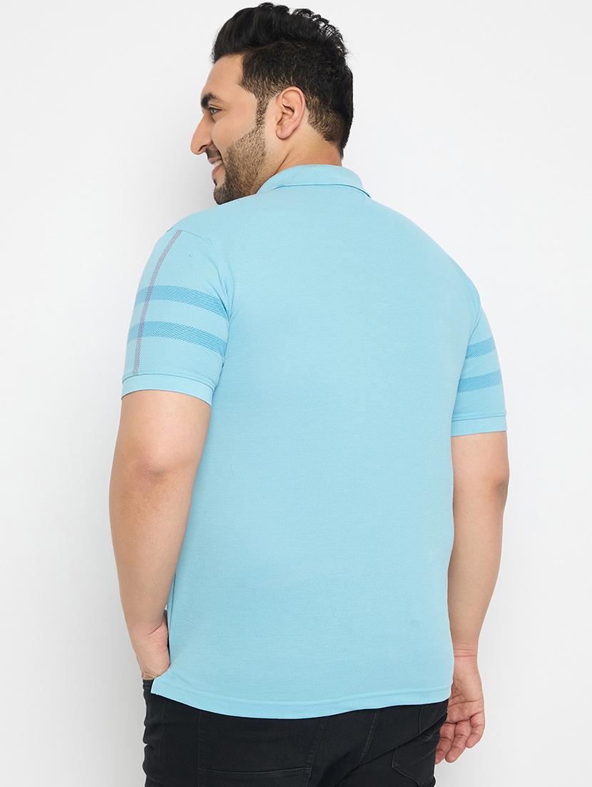 men polo neck front print t-shirt - 21115992 -  Standard Image - 1