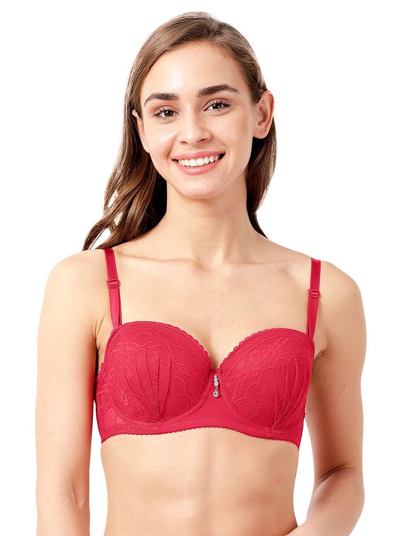 women lace detailed bra