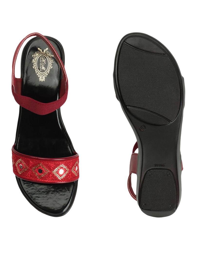 women ankle strap wedge - 21128310 - Standard Image - 4