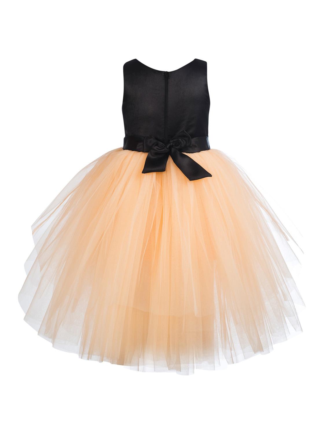 girls round neck net frock - 21128535 -  Standard Image - 1