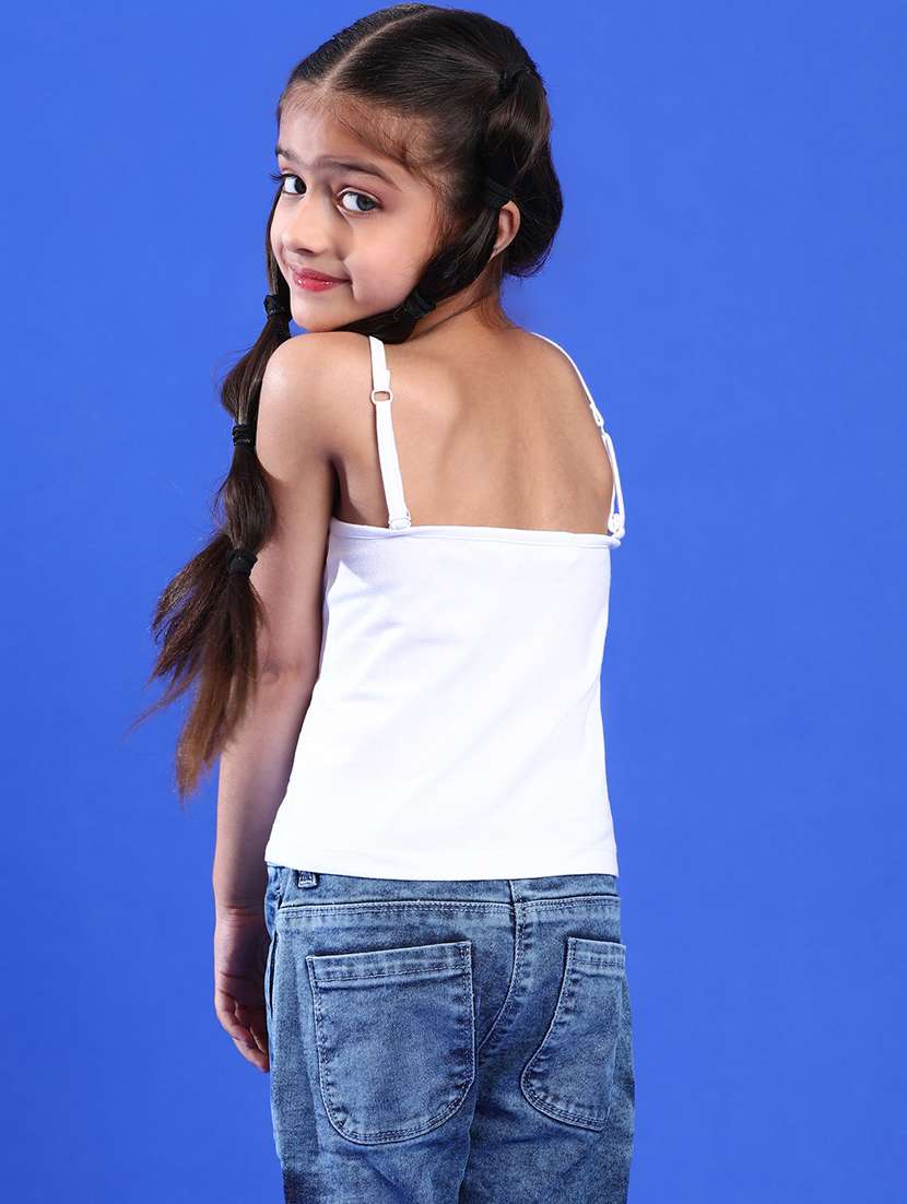 girls pack of 3 solid spaghetti  - 21128733 -  Standard Image - 4