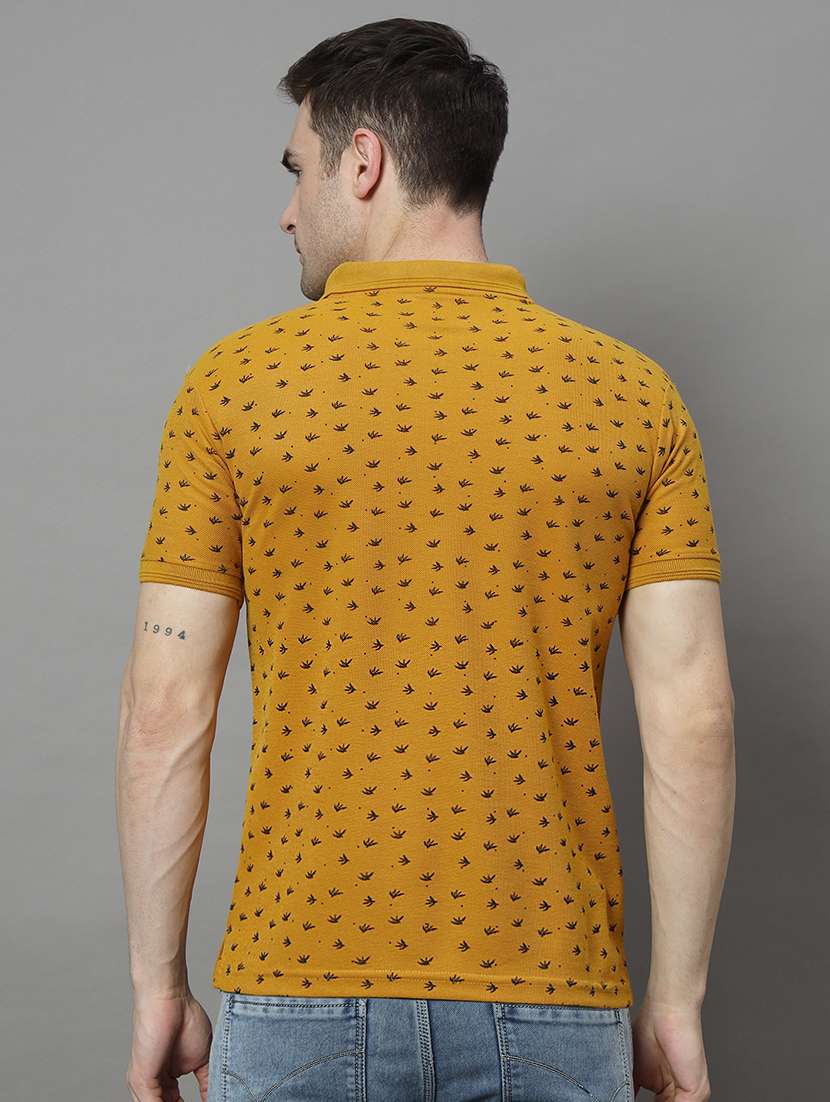 men printed polo t-shirt - 21128852 -  Standard Image - 1