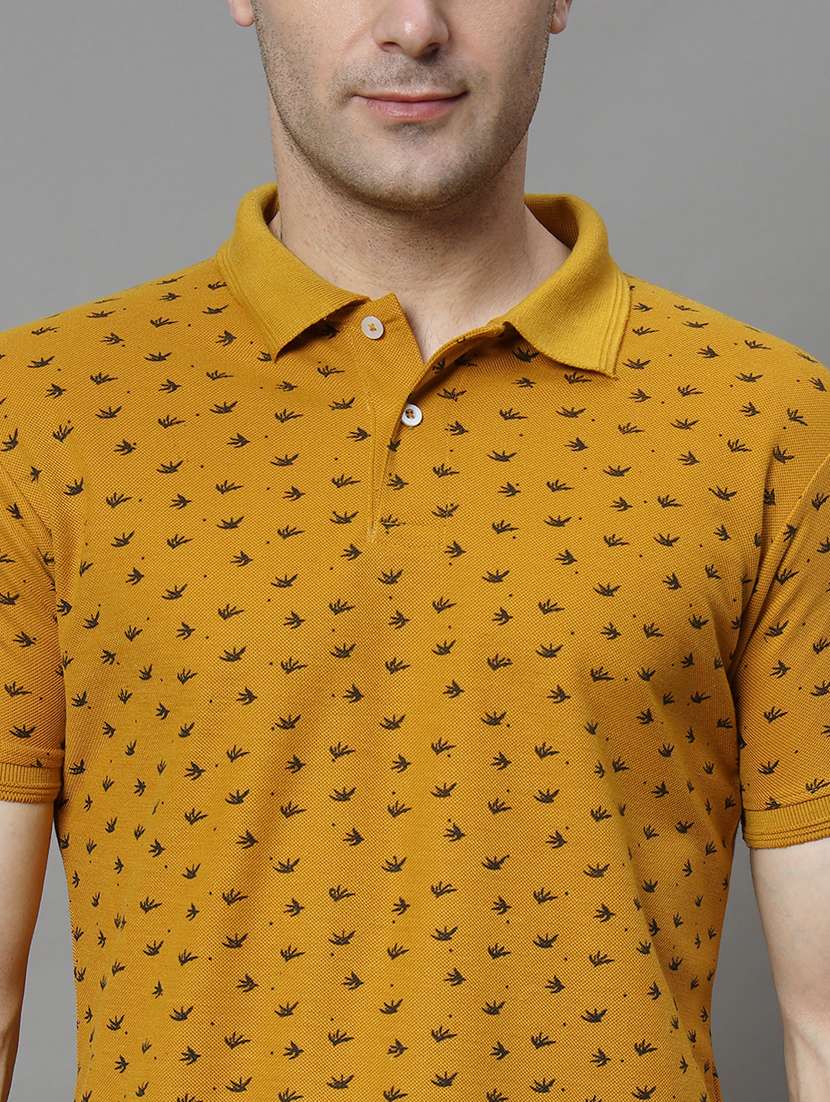 men printed polo t-shirt - 21128852 -  Standard Image - 4