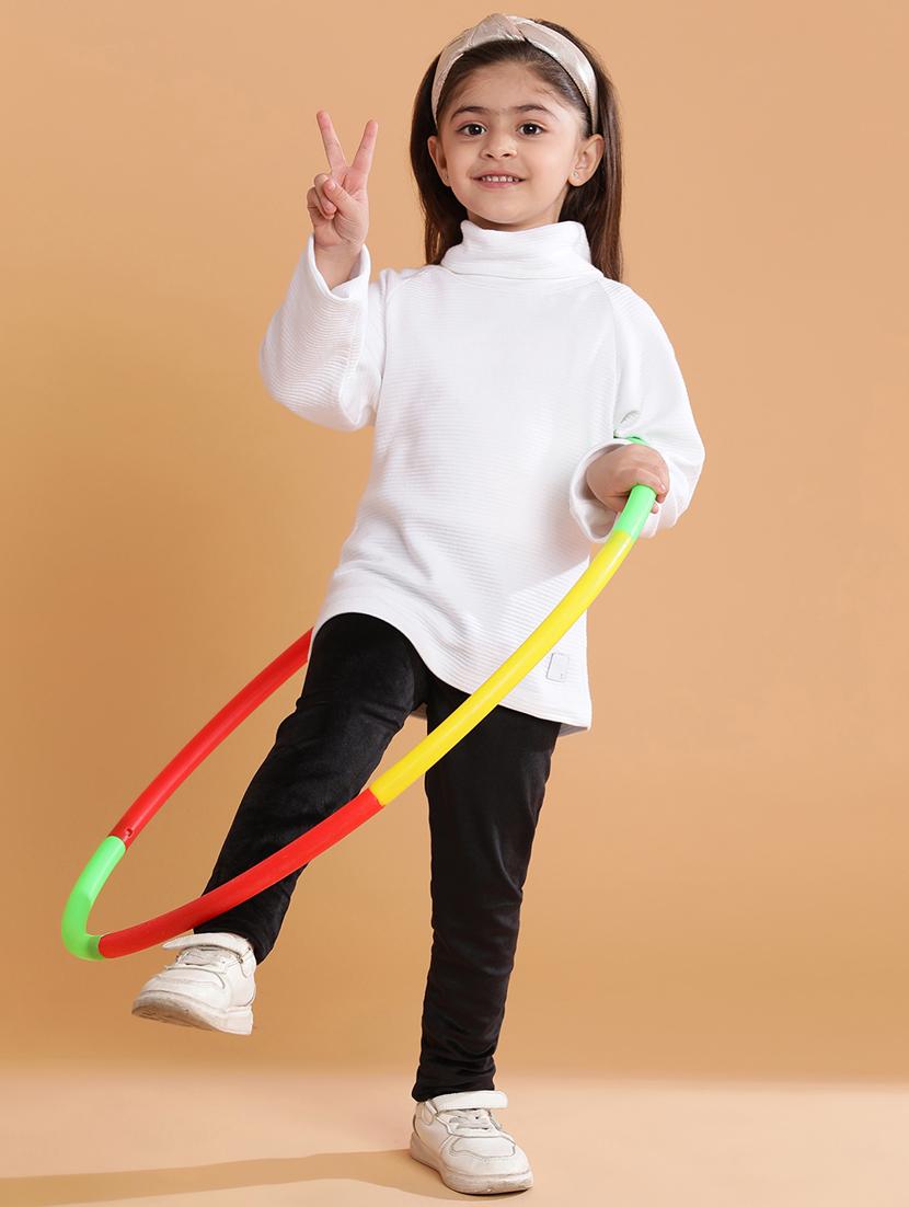 girls mid rise cotton legging - 21128876 - Standard Image - 4