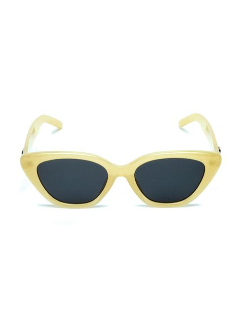 mespee eyewear | black yellow cat eye | branded latest & stylish sunglasses |100% uv protected | women | large | msp 58041 c2 - 21128964 - Standard Image - 0