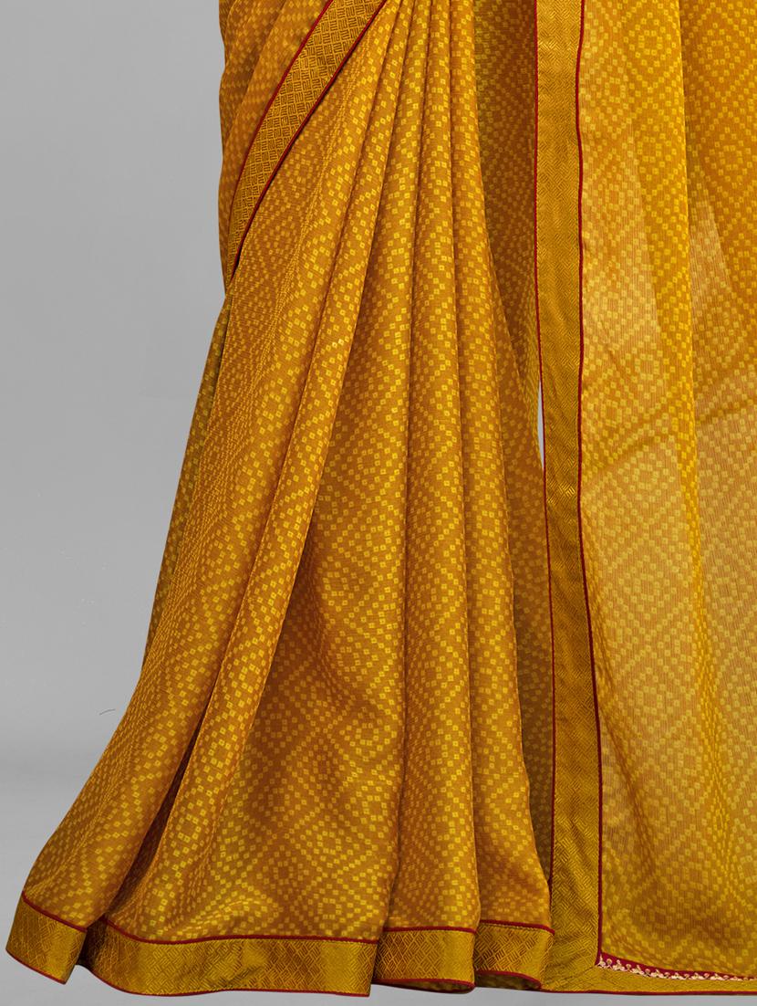 women printed saree with blouse - 21130299 - Standard Image - 1