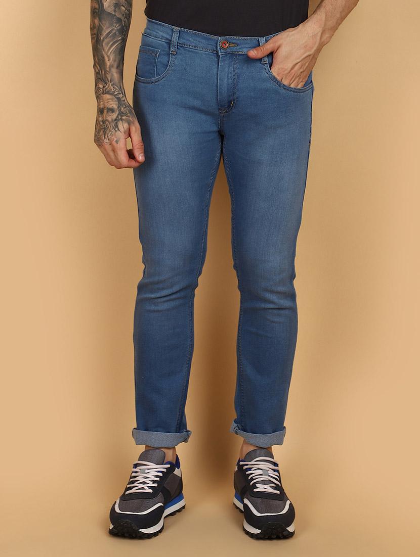 blue denim jeans