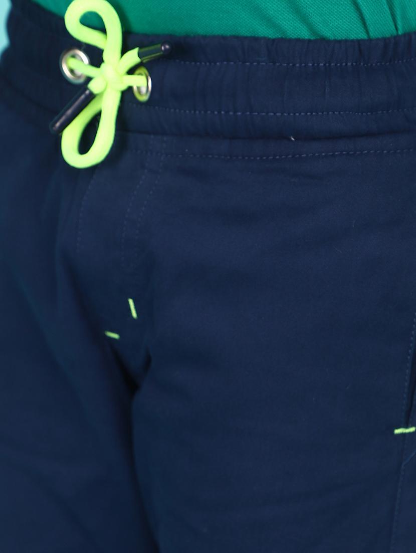boys blue cotton cargo trouser - 21130465 - Standard Image - 6