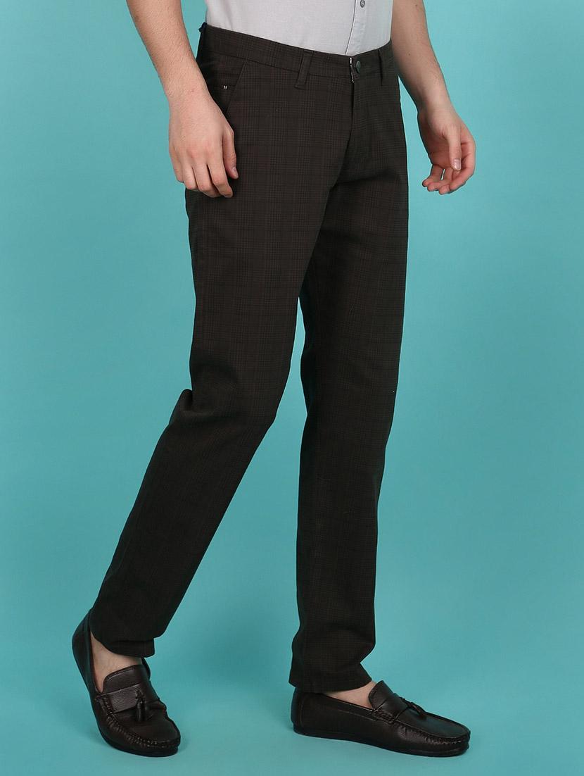 brown cotton casual trouser - 21130468 - Standard Image - 1