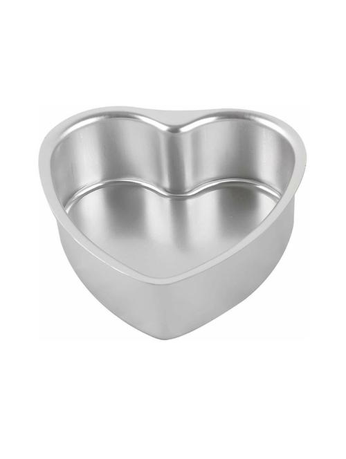 heart shape aluminium baking cake mould | cake pan | cake pot (7x2 inch) - 21130704 - Standard Image - 0